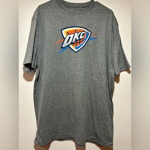 NBA OKC Gray Short Sleeve Tee